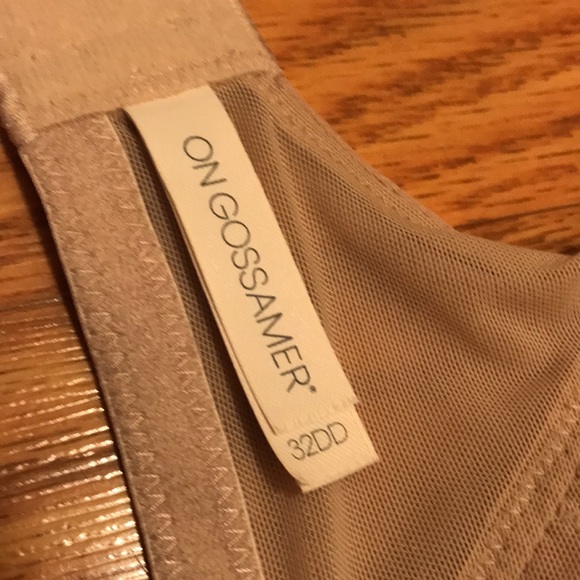 On Gossamer Flattering & Comfy Nude Padded Bra 32DD/32E, NWOT! - Picture 7 of 8